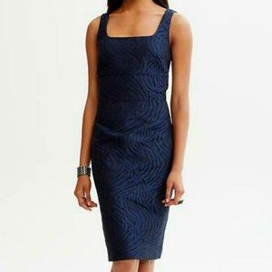 Banana Republic textured swirl sheath dress